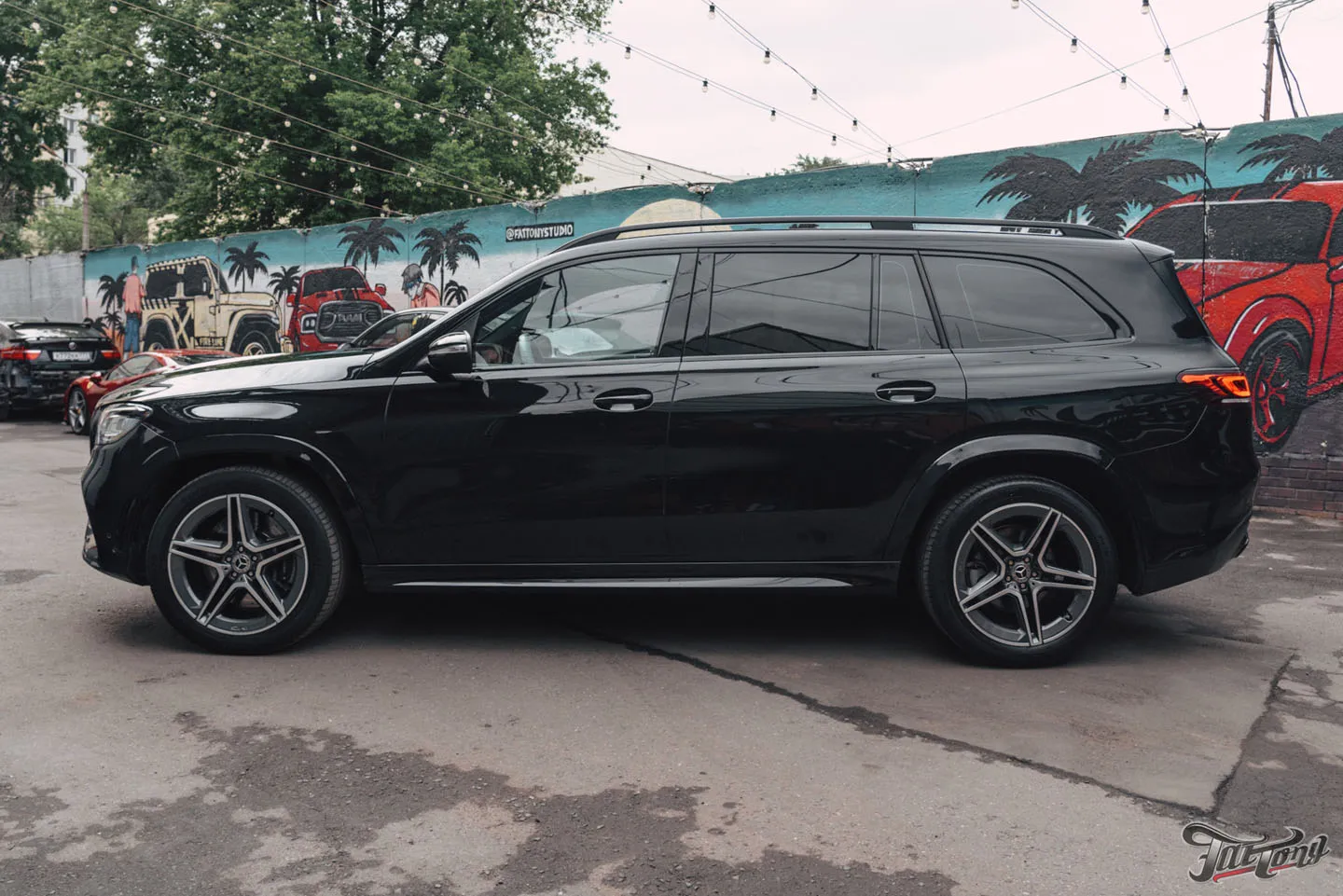 Что мы сделали с Mercedes GLS 400d? Часть 2: тотальный антихром экстерьера